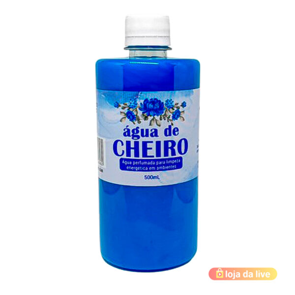 Água de Cheiro Azul - água perfumada utilizada em ambientes